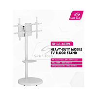 Heavy-Duty Mobile TV Floor Stand MODEL SH38-46TW | SKILLTECH
