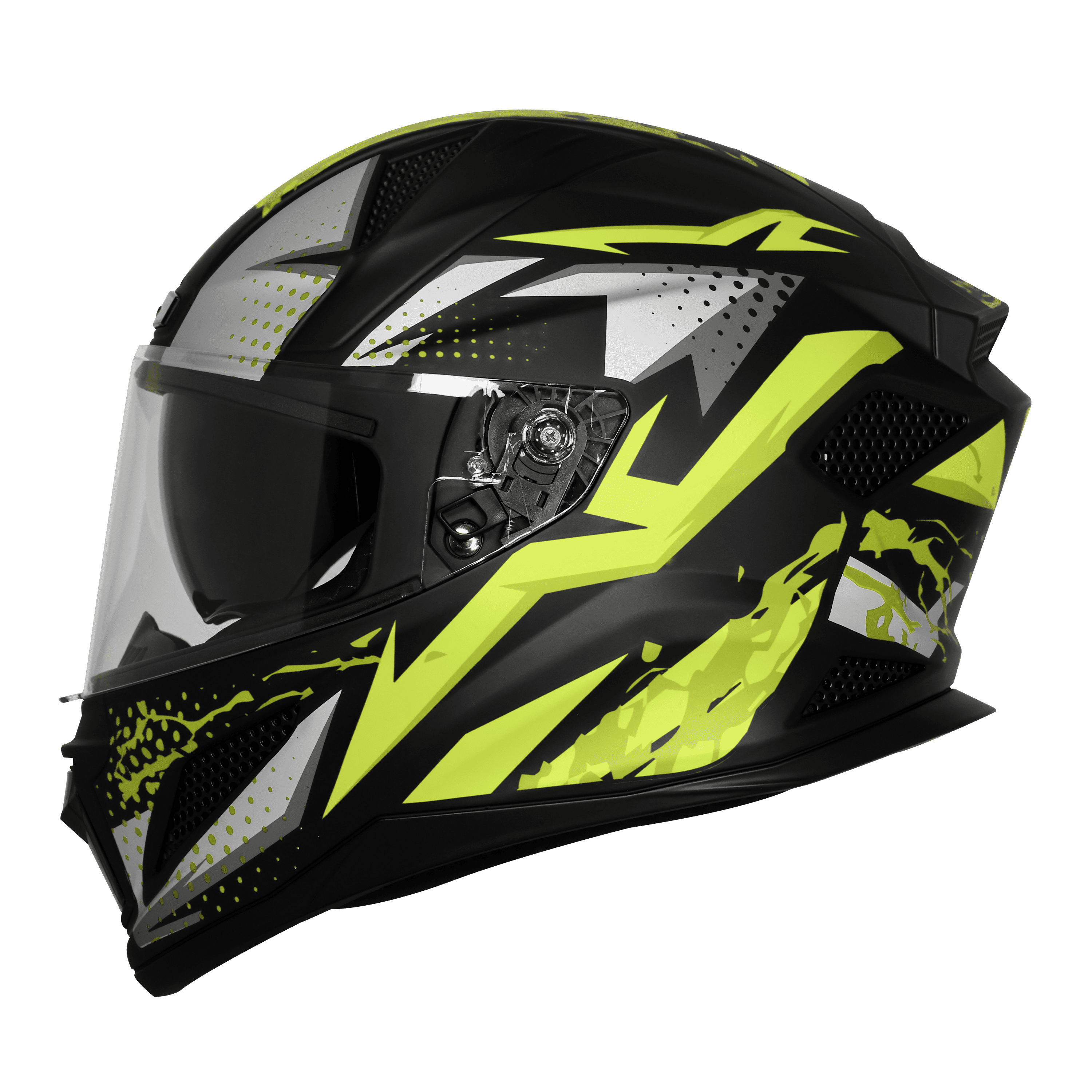 STEELBIRD SBH-25 SHARP ISS ALBUS GLOSSY BLACK/NEON C/V 600 MM STEELBIRD SBH-25 SHARP ISS ALBUS GLOSSY BLACK/NEON C/V 600 MM