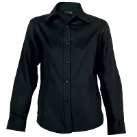 Brushed Cotton Twill Blouse Long Sleeve Ladies