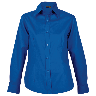 Brushed Cotton Twill Blouse Long Sleeve Ladies