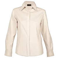 Brushed Cotton Twill Blouse Long Sleeve Ladies