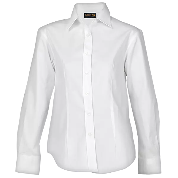 Brushed Cotton Twill Blouse Long Sleeve Ladies