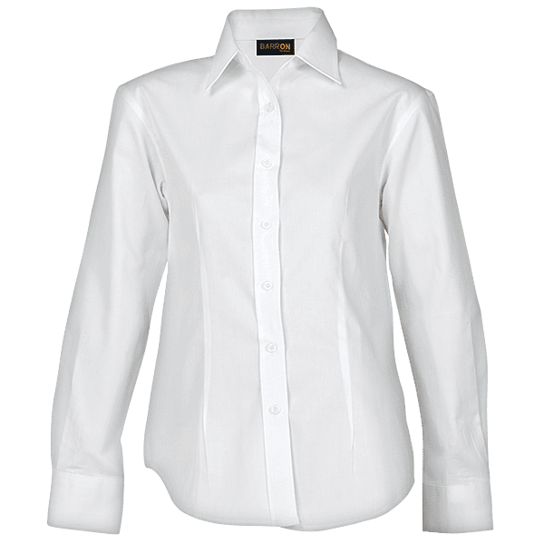 Brushed Cotton Twill Blouse Long Sleeve Ladies