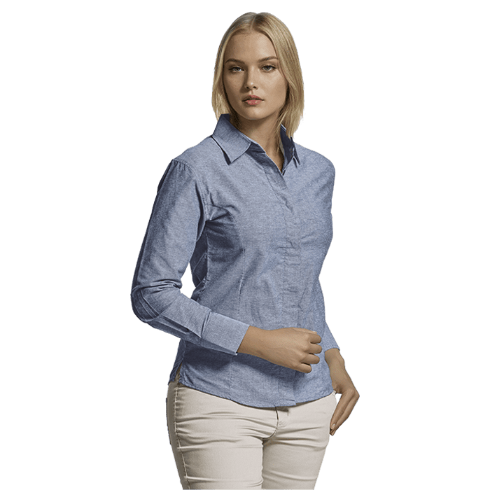 Oxford Blouse Long Sleeve Ladies