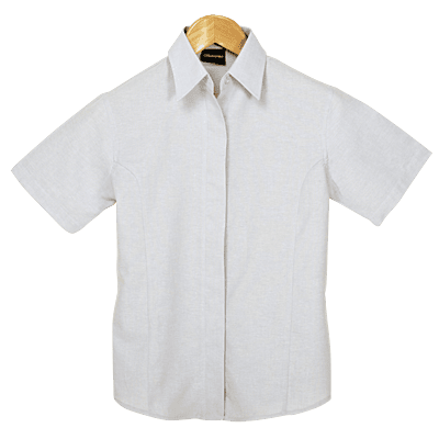 Oxford Blouse Short Sleeve Ladies