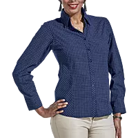 Pioneer Check Blouse Long Sleeve Ladies