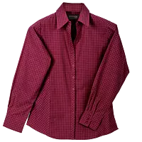 Pioneer Check Blouse Long Sleeve Ladies