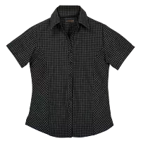 Pioneer Check Blouse Short Sleeve Ladies
