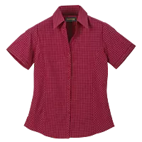 Pioneer Check Blouse Short Sleeve Ladies