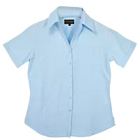Pioneer Check Blouse Short Sleeve Ladies
