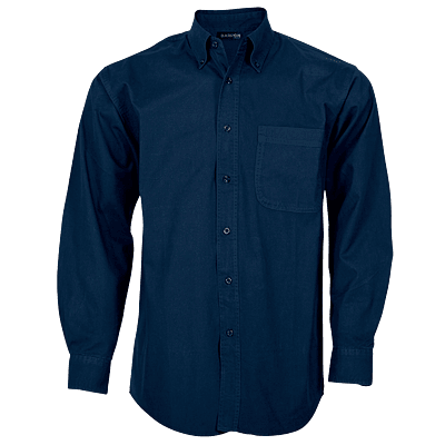 Brushed Cotton Twill Lounge Long Sleeve Mens