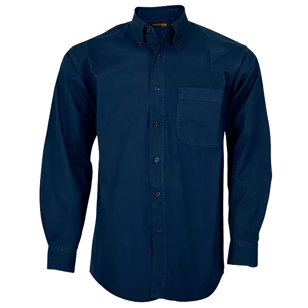 Brushed Cotton Twill Lounge Long Sleeve Mens