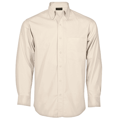 Brushed Cotton Twill Lounge Long Sleeve Mens