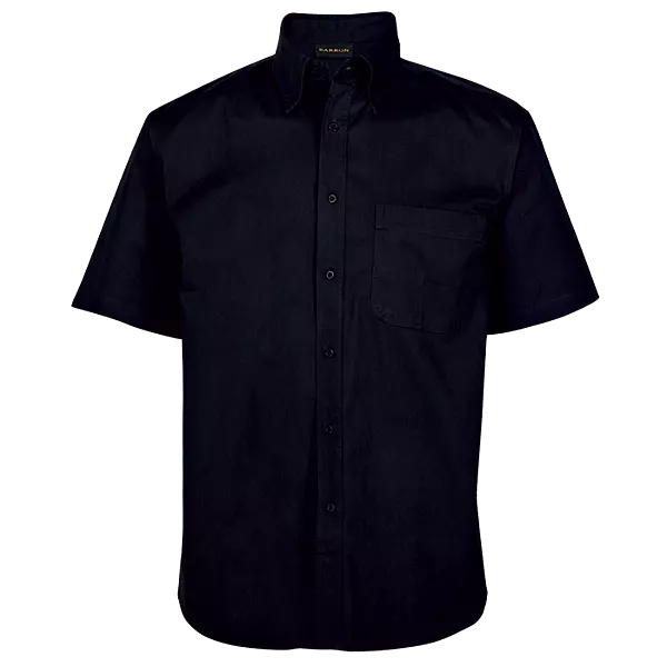 Brushed Cotton Twill Lounge Short Sleeve Mens