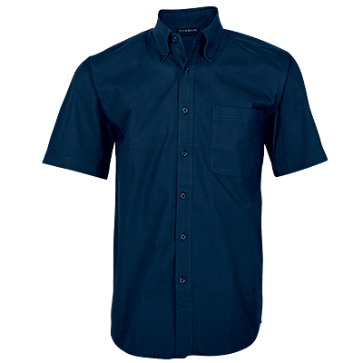 Brushed Cotton Twill Lounge Short Sleeve Mens