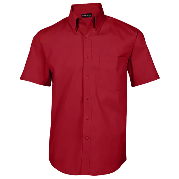 Brushed Cotton Twill Lounge Short Sleeve Mens