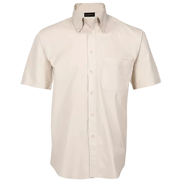 Brushed Cotton Twill Lounge Short Sleeve Mens