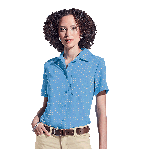 Donna Blouse Short Sleeve Ladies