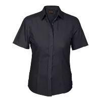 Basic Poly Cotton Blouse Short Sleeve Ladies