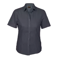 Basic Poly Cotton Blouse Short Sleeve Ladies