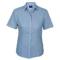 Basic Poly Cotton Blouse Short Sleeve Ladies