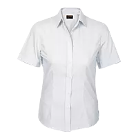 Basic Poly Cotton Blouse Short Sleeve Ladies