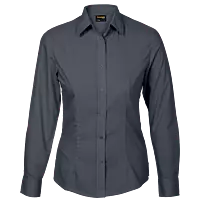 Basic Poly Cotton Blouse Long Sleeve Ladies