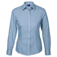 Basic Poly Cotton Blouse Long Sleeve Ladies
