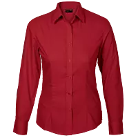 Basic Poly Cotton Blouse Long Sleeve Ladies