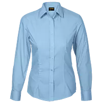 Basic Poly Cotton Blouse Long Sleeve Ladies