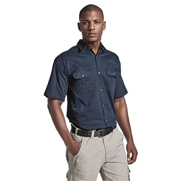Plain Bush Shirt Mens