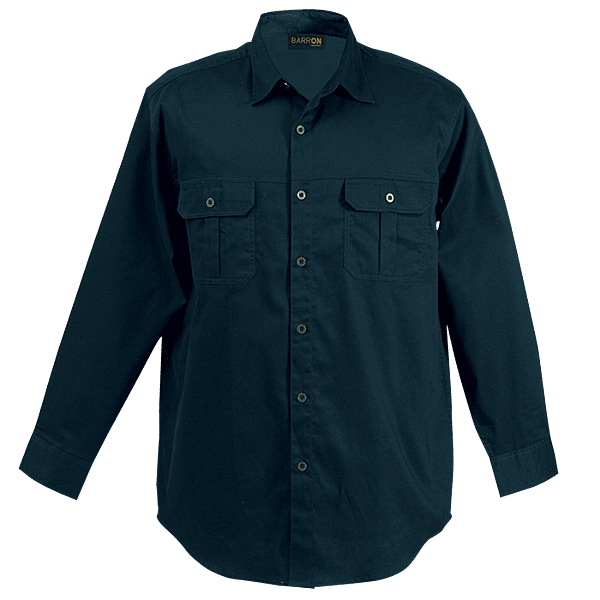 Bush Shirt Long Sleeve Mens