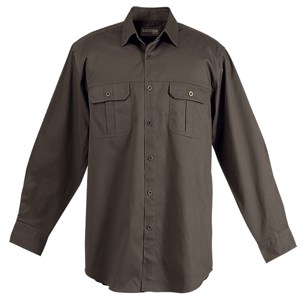 Bush Shirt Long Sleeve Mens