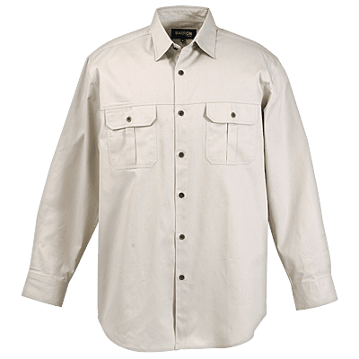 Bush Shirt Long Sleeve Mens