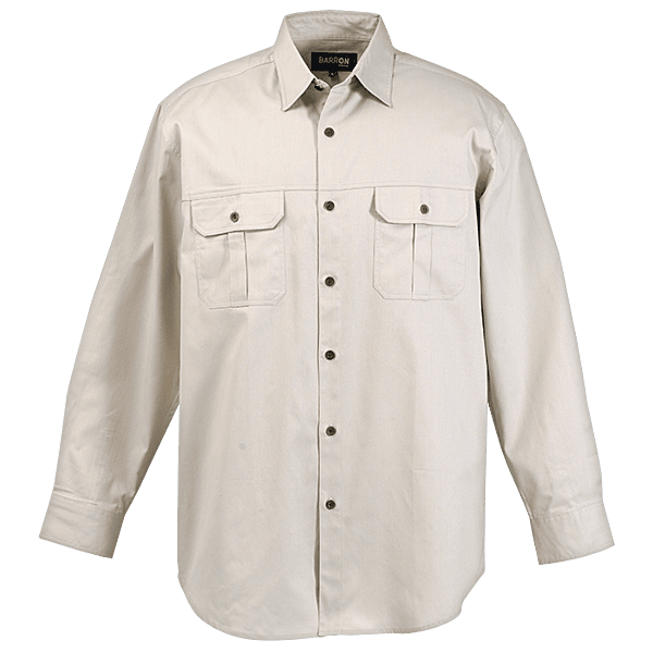 Bush Shirt Long Sleeve Mens