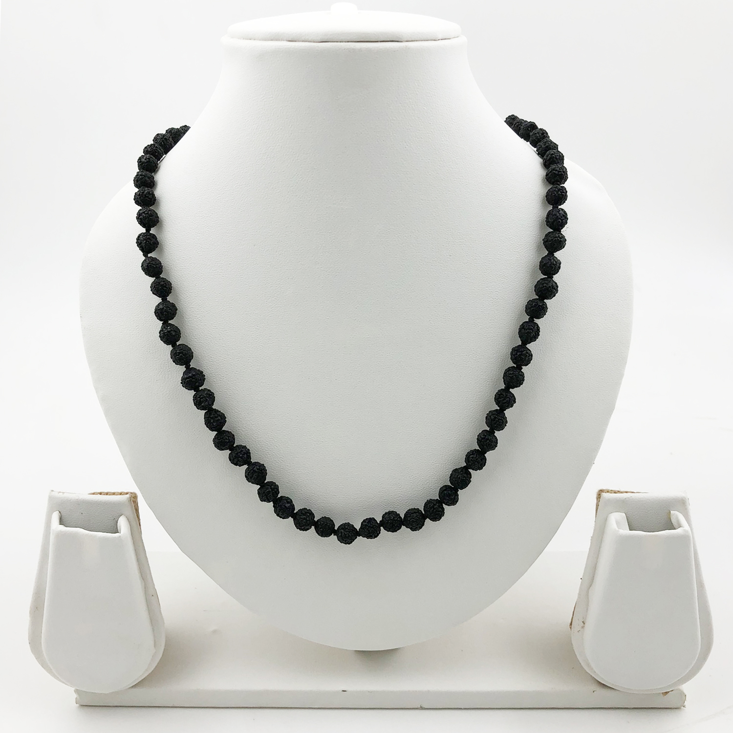 Black Rudrash Mala with 108 Beads for Pooja