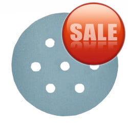 SIA 1948 7 Holes Discs P400 (150mm) - Box of 100 SIA 1948 7 Holes Discs P400 (150mm) - Box of 100