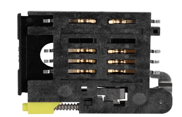 6 Pin Push Sim Card Holder