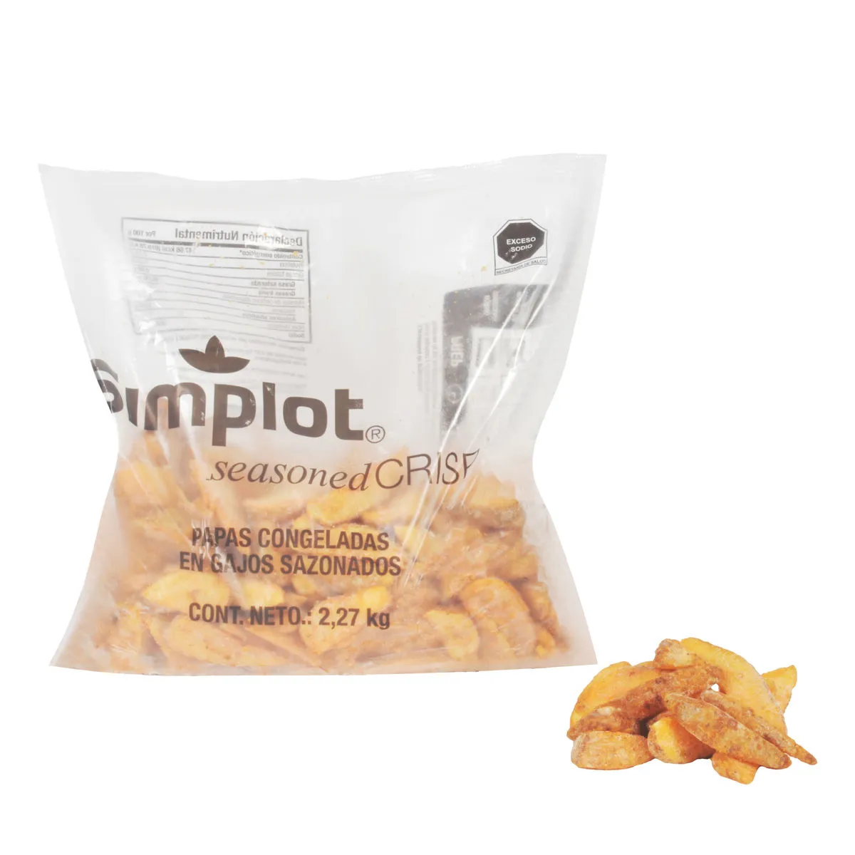 SIMPLOT PAPAS GAJO SAZONADAS 2.27 KG
