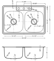 Double Equal Bowl -18g Drop-In