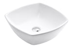 Square Ceramic Vessel Sink 04 - White Square Ceramic Vessel Sink 04 - White