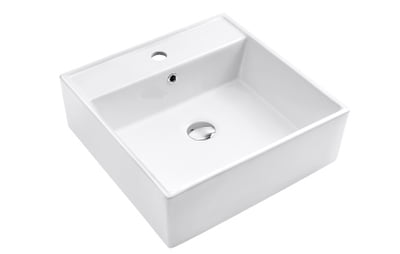 Square Ceramic Vessel Sink 11 - W Square Ceramic Vessel Sink 11 - W