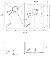 Double Offset Bowl, Big Left - 16g Z Series