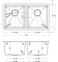 Double Equal Bowl - 18g Z Series Nested