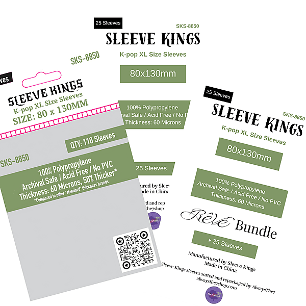 Sleeve Kings 80x130 mm