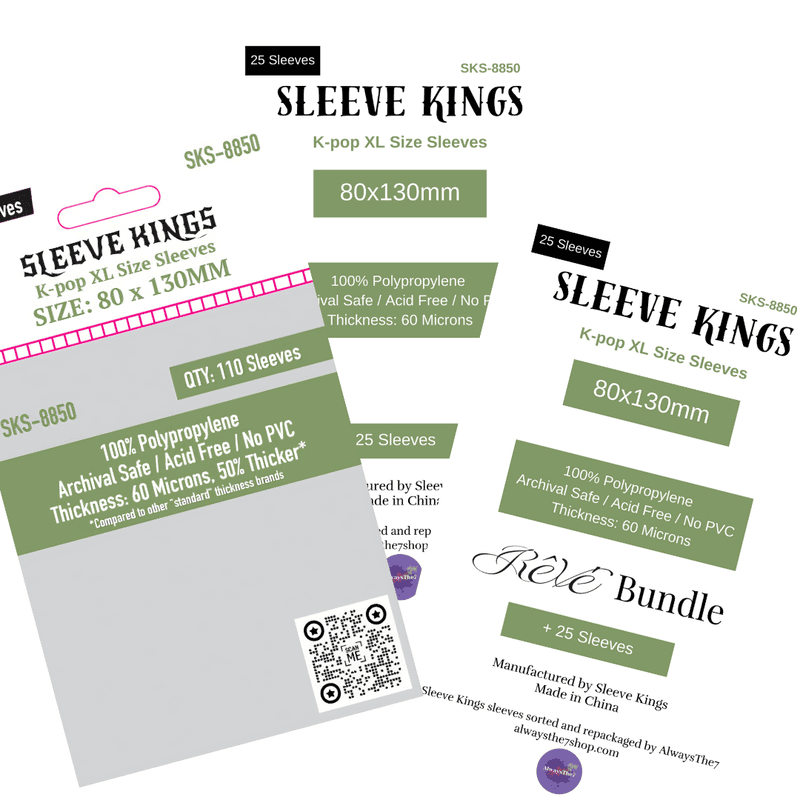 Sleeve Kings 80x130 mm