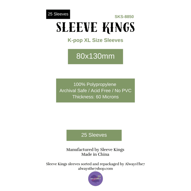 Sleeve Kings 80x130 mm