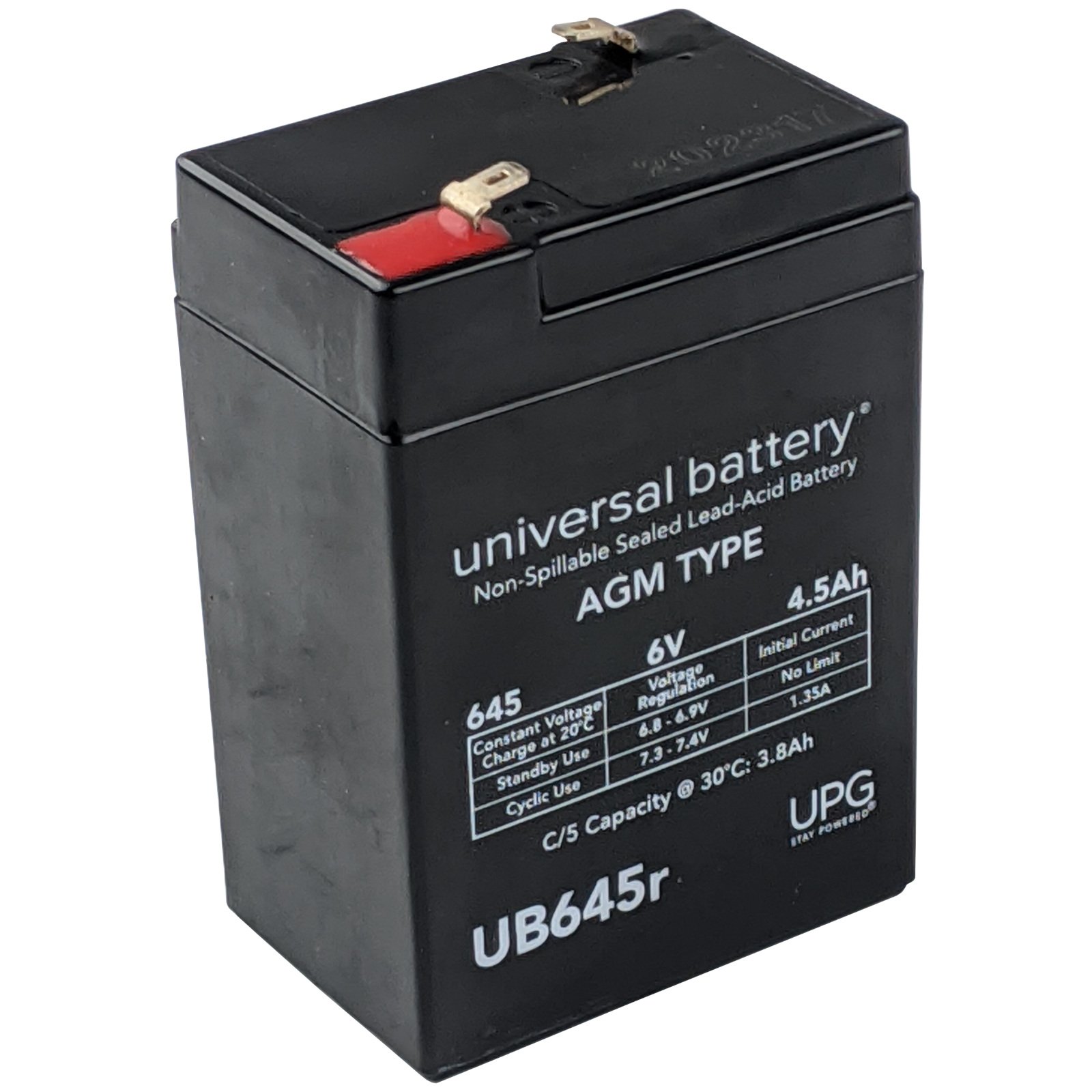 BATTERY 6V 4.5 AH