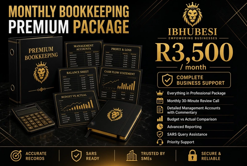 Monthly Bookkeeping – Premium Package
