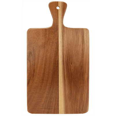 Personalized 13 1/4" x 7" Acacia Wood/Slate Cutting Board